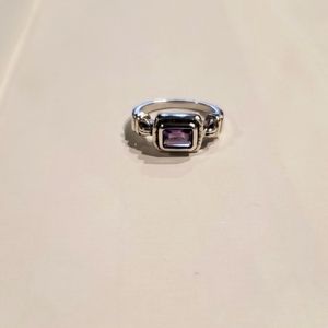 Silpada 925 amethyst ring